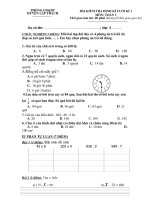 Tài liệu HẮC HẢI - ĐỀ KT ĐK CK1 - TOÁN 3