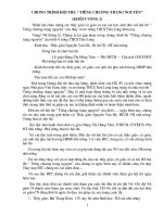 Bài giảng Thi tiếng chuông trạnh nguyên vòng 5