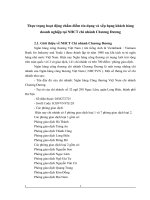 Thực trạng hoạt động chấm điểm tín dụng và xếp hạng khách hàng doanh nghiệp tại NHCT chi nhánh Chương Dương