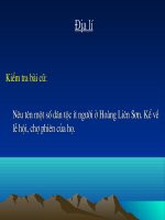 Gián án Bài 2 địa lý 4