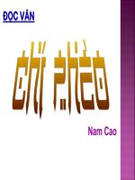 Gián án Tiet 51: Đọc văn Chí Phèo- Nam Cao
