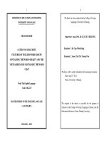 A study on syntactic and pragmatic features of asking and answering in english and vietnamese job interviews 