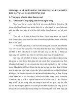 TỔNG QUAN VỀ NGÂN HÀNG THƯƠNG MẠI VÀ KIỂM TOÁN ĐỘC LẬP NGÂN HÀNG THƯƠNG MẠI