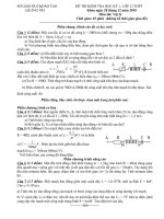 Gián án ĐỀ-ĐÁP ÁN LÝ 12 - 2010-2011
