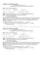 Bài soạn Đế KSCL Toán 8 HKII 2009-2010