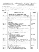 Tài liệu Lịch công tác thnags 1+2- NH 10-11