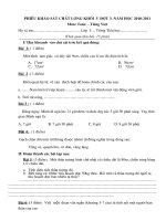 Bài giảng De khao sat khoi 5 -Dot 3