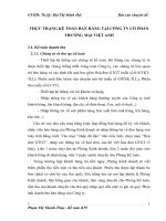 THỰC TRẠNG KẾ TOÁN BÁN HÀNG TẠI CÔNG TY CỔ PHẦN THƯƠNG MẠI VIỆT ANH