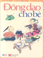 đồng dao cho bé quyển 2