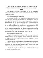 LÝ LUẬN CHUNG VỀ CÔNG TÁC TỔ CHỨC HẠCH TOÁN CPSX ĐỂ TÍNH GIÁ THÀNH SẢN PHẨM XÂY LẮP  Ở CÁC DOANH NGHIỆP XDCB