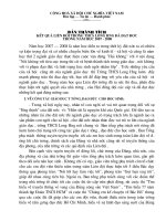 Tài liệu Báo cáo thành tích của Liên Đội