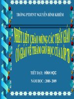 Tài liệu on tap chuong I hình học 7