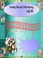 Bài giảng DIỆN TÍCH XQ VÀ DIỆN TÍCH TP CỦA HÌNH HỘP CHỮ NHẬT