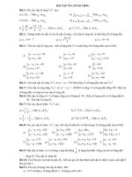 Gián án Bai tap Cap so cong - cap so nhan