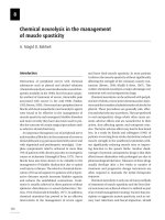 Chemical neurolysis in the management of muscle spasticity