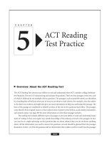 ACT Reading Test Practice