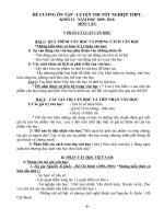 Đề cương luyện thi TN môn Văn