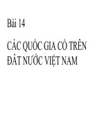 Gián án bai 14 cac quoc gia co tren dat nuoc VN