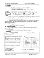 Bài soạn Giáo án AV 8 - bài 8( Fame)