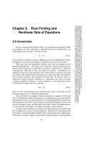 Root Finding and Nonlinear Sets of Equations part 1