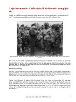 Bài soạn Trận Normandie-Cuộc đổ quân lớn nhất trong lịch sử