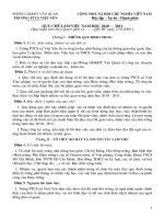 Bài giảng Quy che lam viec nam hoc 2010 - 2011