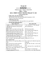 Bài soạn Giáoánlớp1- 2Buổituần29FonVINI WIN