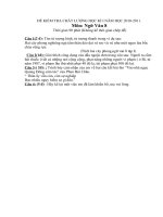 Gián án ĐÊ KSCL  HỌC KỲ I  VĂN 7