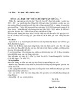 Bài giảng BÀI ĐÁNH GIÁ NHẬN XÉT HỘI THI VIẾT CHỮ ĐẸP CẤP TRƯỜNG NĂM HỌC 2010- 2011