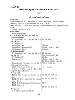 Bài soạn Giáo án 1- T 20(RKNS-BVMT-CKTKN)