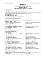 Bài giảng giao an tuan 21 lop 2 CKTKN, KNS