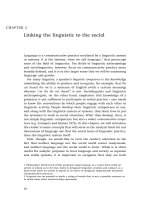 Linking the linguistic to the social