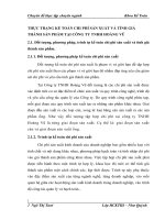 THỰC TRẠNG KẾ TOÁN CHI PHÍ SẢN XUẤT VÀ TÍNH GIÁ THÀNH SẢN PHẨM TẠI CÔNG TY TNHH HOÀNG VŨ