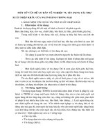 Một số vấn đề cơ bản về nghiệp vụ tín dụng tài trợ xuất nhập khẩu của ngân hàng thương mại