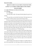 MỘT SỐ VẤN ĐỀ LÝ LUẬN CHUNG VỀ KẾ TOÁN TIỀN LƯƠNG VÀ CÁC KHOẢN TRÍCH THEO LƯƠNG TRONG DOANH NGHIỆP