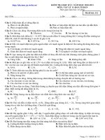 Bài soạn Đề TK thi HK I Lý 11 số 1