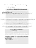 Phân tích và thiết kế chương trình kế toán doanh nghiệp