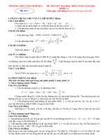 Bài giảng ĐỀ THI ĐH-CĐ NĂM 2011 - SỐ 1