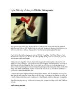 Bài soạn NGHE PHẬT DẠY VỀ TÌNH YÊU