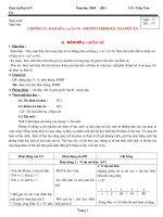 Tài liệu Giáo án Đại số 9  chương 4