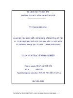 Luận văn đánh giá hiệu quả sử dụng đất sản xuất nông nghiệp huyện nghĩa hưng, tỉnh nam định 