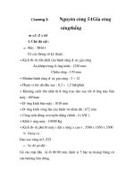 thuyết minh và tính toán Công Nghệ Chế Tạo Máy, Chương 3