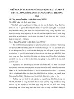 NHỮNG VẤN ĐỀ CHUNG VỀ HOẠT ĐỘNG BẢO LÃNH VÀ CHẤT LƯỢNG BẢO LÃNH CỦA NGÂN HÀNG THƯƠNG MẠI