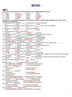 Gián án 12 CB UNIT 11 TEST 4