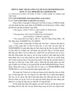 Thực trạng công tác kế toán thành phẩm, bán hàng và xác định kết quả kinh doanh của Công ty Đầu tư công nghệ và thương mại Việt Nam
