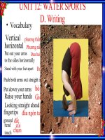 Tài liệu GRADE 12 UNIT12 WRITING