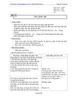 Tài liệu Giáo án Tin học 8 (HKII)