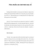 Tiêu chuẩn của ảnh thời máy số