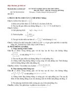 Tài liệu Đề tham khảo TN Toán số 3