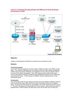 Configure Routing between the RSM and an External Router Connected to an ISP